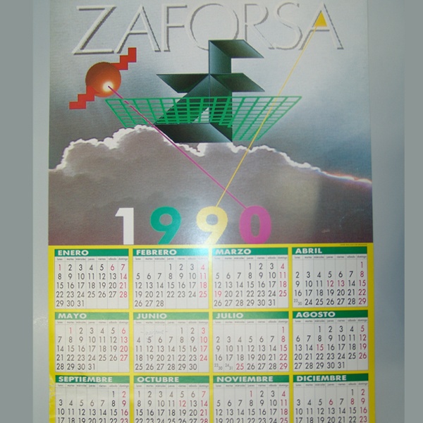 Calendario Zaforsa 1990