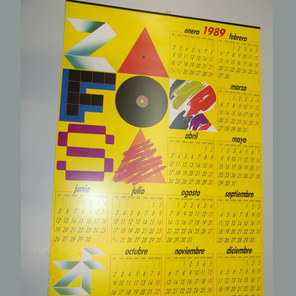 Calendario Zaforsa 1989