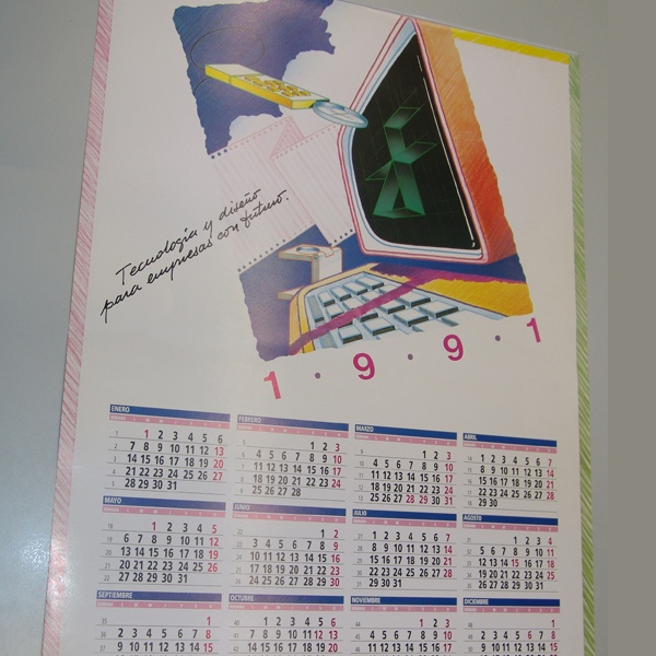 Calendario Zaforsa 1991