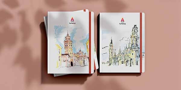 Moleskines personalizadas para Aragón Turismo: creatividad y funcionalidad al servicio del branding institucional